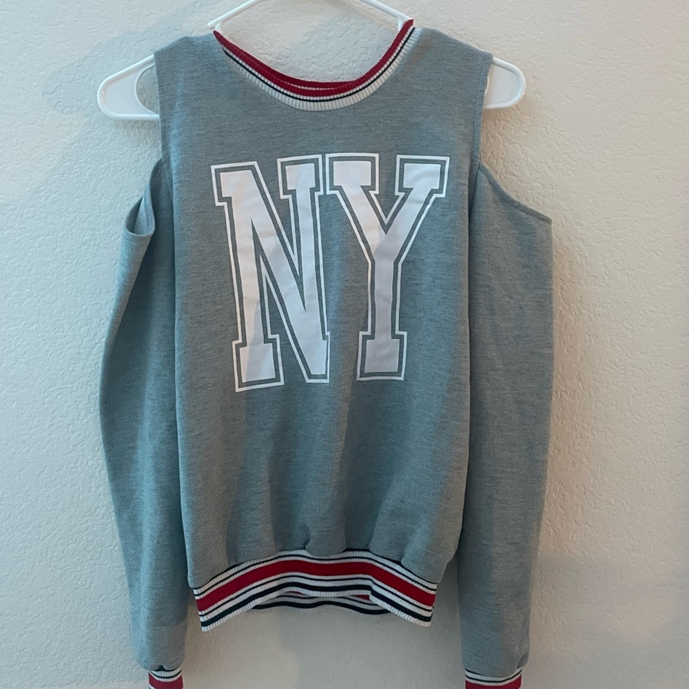 Chic NY Cut Shoulders Sweater